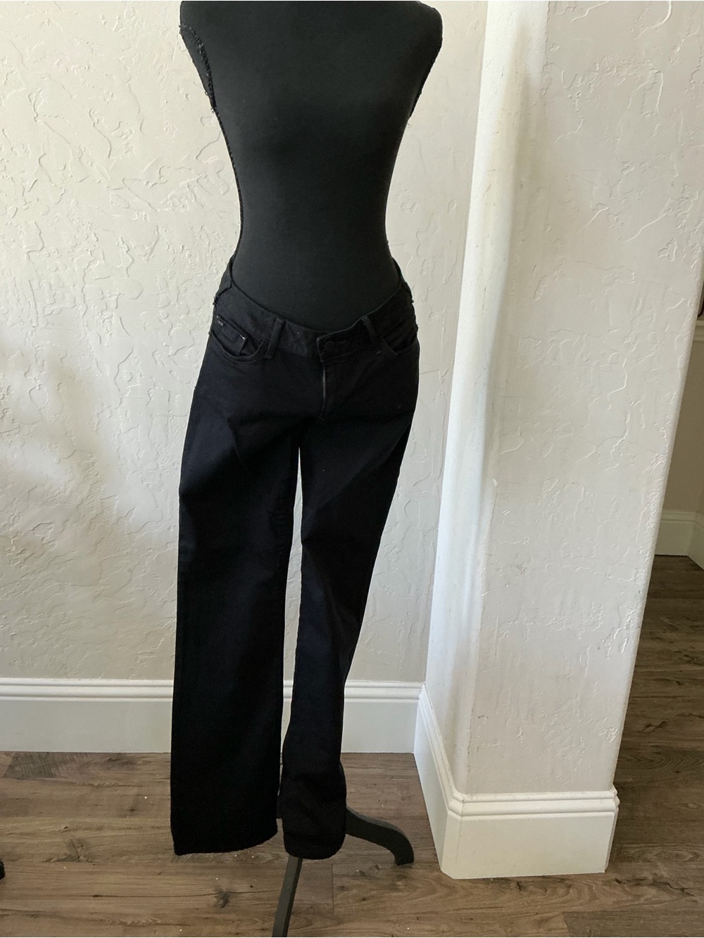 Joe's Jeans Black Flare Wide-Leg Jeans